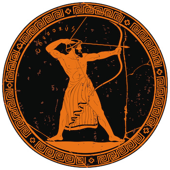 Odysseus Kinesiologie & Coaching - München - Odysseus mit Bogen